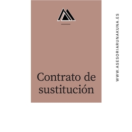 featured image thumbnail for post Contrato de sustitución